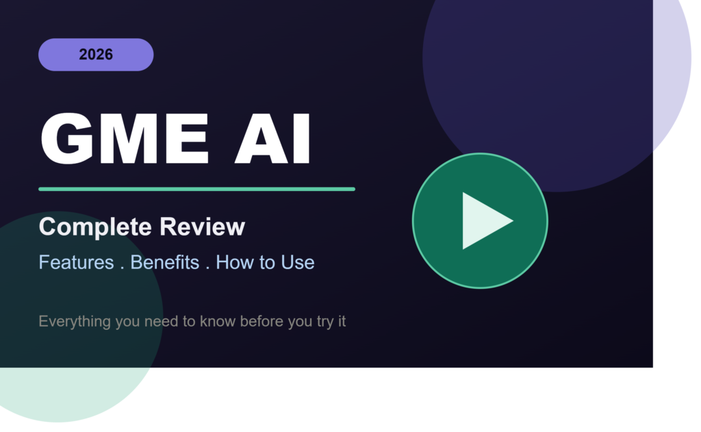 GME AI: Complete Review, Features, Benefits & How to Use It (2026)