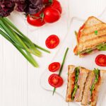 Sandwich Panini With Ham Cheese