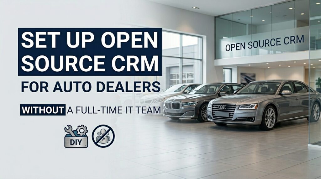 How to Set Up an Open Source CRM for Auto Dealers (Without Hiring a Full-Time IT Team)