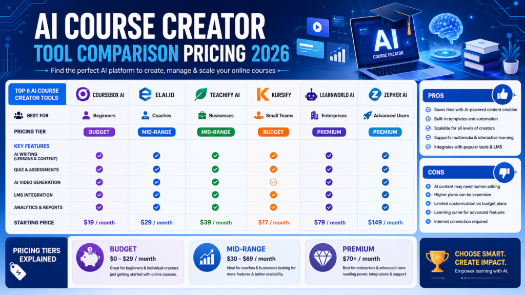 AI Course Creator Tools Review 2026: Which Platform Is Right for You?