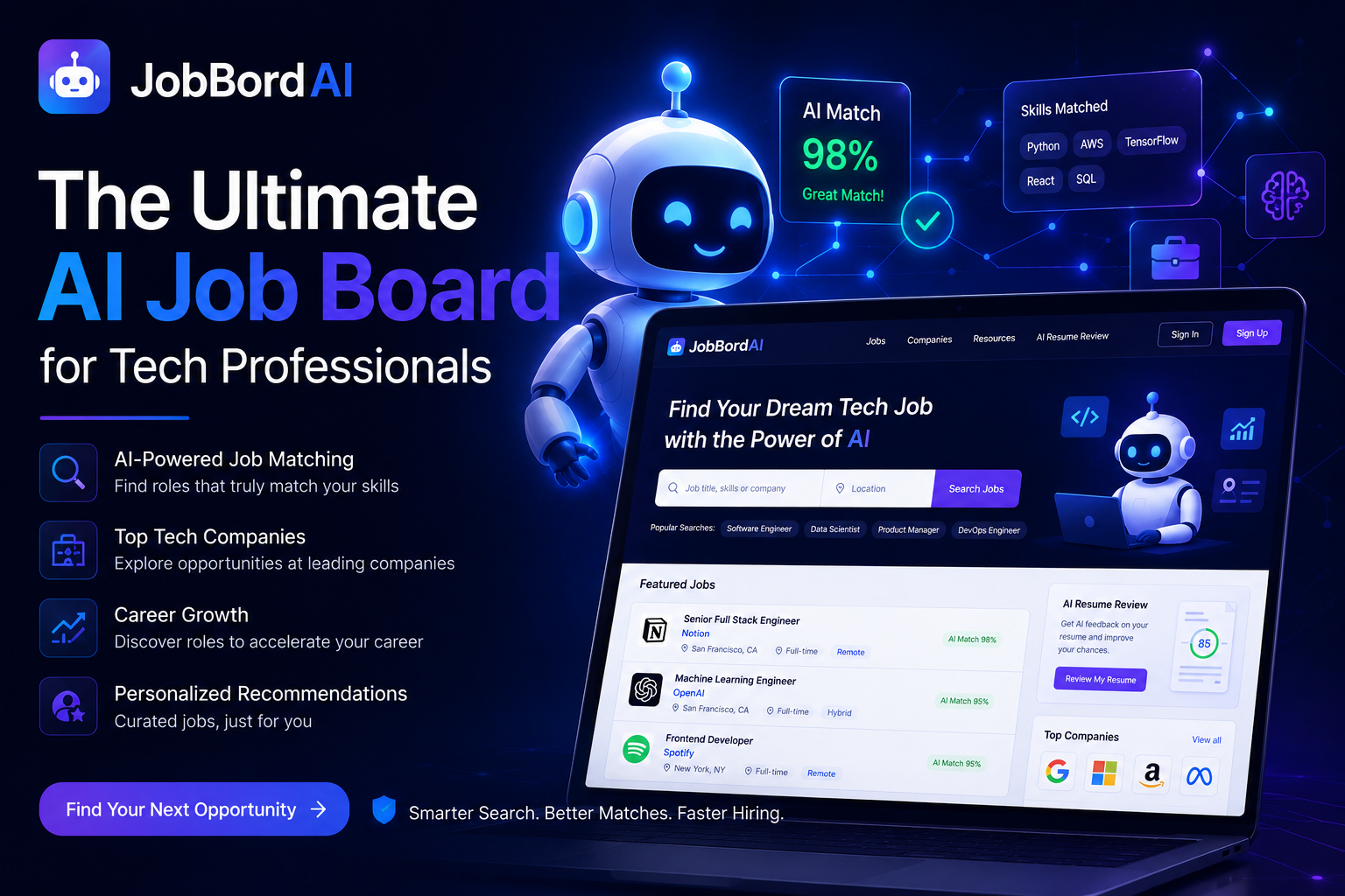 JobBordAI: The Ultimate AI Job Board for Tech Professionals