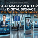 Best AI Avatar Platforms for Digital Signage in 2026: The Real Buyer's Guide